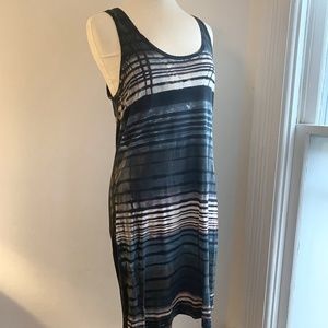 Marika Charles Hand Dyed Striped Tank Dress size 3